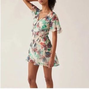 Anthropologie Soft Printed Mini Dress Size XL Perfect!